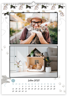 Fotokalendář exklusiv na výšku - Kočky