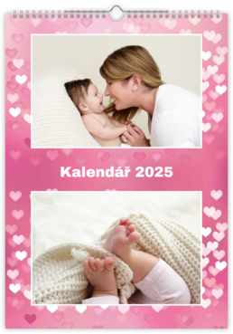 Fotokalendar exkluzív na výšku - Srdca
